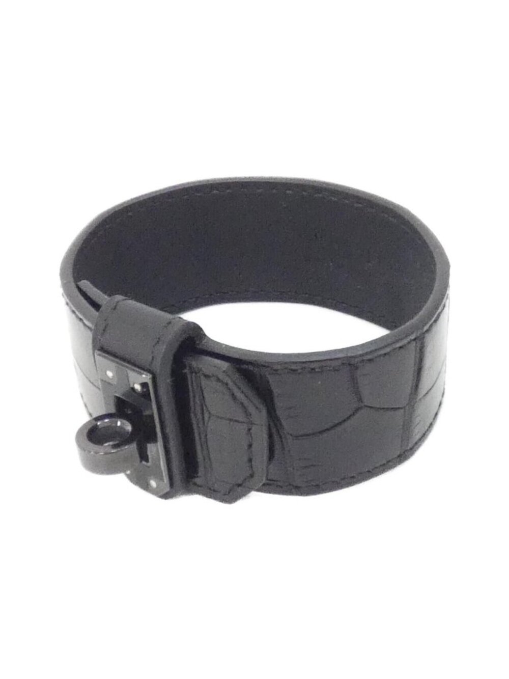 Hermes Kelly Twist So Black Bracelet